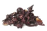 YUMI BIO - Whole Dried Hibiscus Flowers - Perfect for Skin and Hair Care - for DIY Cosmetics - for Coloring Cataplasm - 100 gr