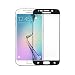 Produktbild iprotect Screen Full Cover Protector vorgerundete Hartglas Schutzfolie für Samsung Galaxy S6 Edge Tempered Glass Display Schutzglas mit Rahmen in Schwarz 0,3mm