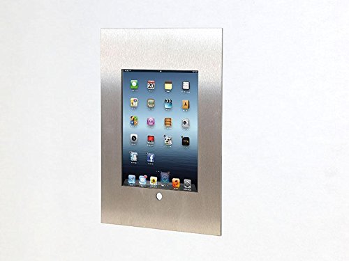 TabLines Wandeinbau für Apple iPad Air 2 edelstahl - 2