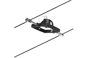 Paulmann 94435 CorDuo Système de Câbles Spot Mac II DC Individuel 10 watts max, Éclairage Extensible Noir Mat Matière Plastique GU5,3 Système de Câbles sans Ampoules