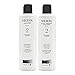 Nioxin System 2 Cleanser & Scalp Therapy for Fine Thinning Hair Duo Set 10oz 300ml