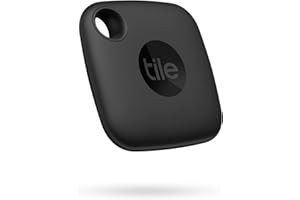Tile Mate (2022) Bluetooth Item Finder, 1 Pack, 60m finding range, works with Alexa & Google Home, iOS & Android Compatible, Find your Keys, Remotes & More, Black