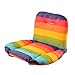 New Soft Baby Stroller Cushion Rainbow Liner Car Seat Double Side Baby Support