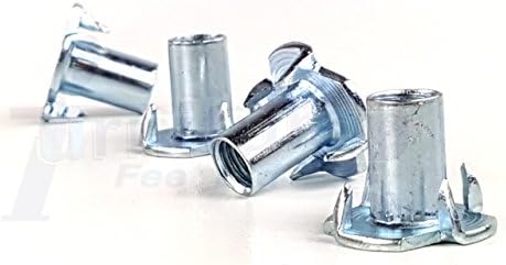 4x T-Nuts 5mm Diameter Cup (M5) FOR FURNITURE, SOFA, SETTEES, CHAIRS, FOOTSTOOLS M5 TNUT