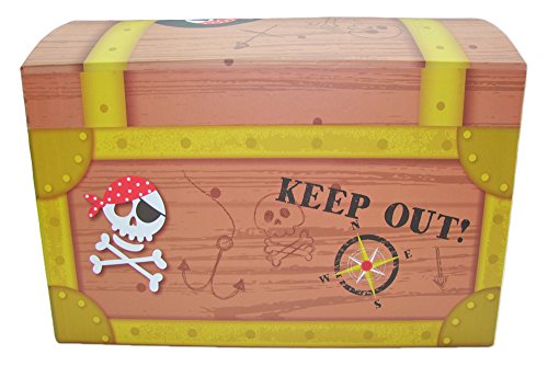 Piraten Schatzkiste – Tolle Schatztruhen für Geburtstag, Hochzeit oder Mottoparty – Box, Truhe, Kiste für kleine und große Piraten - 3