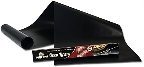 Home True Oven Liner Roll for Various Ovens, StoveTop Grills - Black, Silicone, Rectangular, 16.25" x 70", Multipurpose Liner, Baking Mat