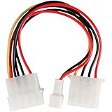 4 Pin Molex to Female + 3 Pin Fan Splitter Cable