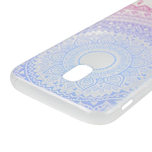 Funda Samsung Galaxy J5 2017  Fundas Carcasas Gel de Silicona transparente para Samsung Galaxy J5 2017 J530F Case Rosa Schleife TPU Gel Suave Caso Tel  fono M  vil Portectora Funda Case Cover Soft Silicon Bumper Smartphone Shell  5 2  