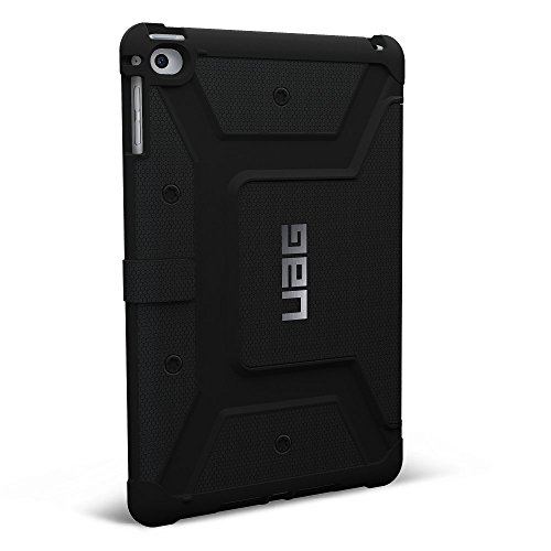 URBAN ARMOR GEAR Folio Schutzhülle für Apple iPad mini 4 (inkl. Retina) – schwarz [Stoßfest | Standfunktion | Wake/Sleep Funktion | Displayklappe] – UAG-IPDM4-BLK-VP - 3