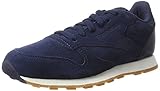 Schaftstoff: Naturleder Reebok Unisex-Kinder Classic Leather SG - Grade School Sneaker, Blau (Collegiate Navy/Chalk-Gum), 36 EU