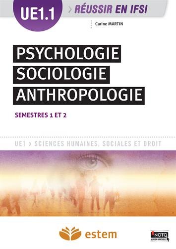 UE 1.1 - Psychologie, sociologie, anthropologie - Semestres 1 et 2 francais
