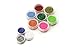 Prochive 45 Mix Colours Glitter Pots Nail Art Makeup Decoration Extra Fine Dust Powder Tip Set (45 PCS)
