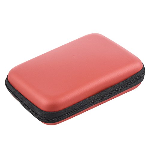 SODIAL R Rojo 2 5 Funda rigida paquete con cremallera para disco duro portatil reviews SODIAL R Rojo 2 5 Funda rigida paquete con cremallera para disco duro portatil