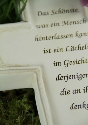 Grabkreuz „Das Schönste, was ein Mensch…“ - 3