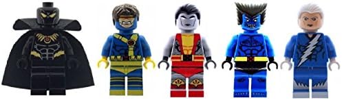 Set of 5 Penzora Custom Male Superheroe Minifigures Printed on LEGO Parts
