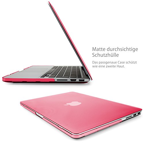 MyGadget MacBook Pro Retina 13 Zoll *Matt* Case – Model Ende ´12 – Mitte ´16 (A1502 / A1425) Plastik Mac Hülle Schutzhülle Hartschale Cover (Rosa) - 4