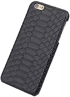 Levanpro Cattle Hide Full Grain Genuine Leather Case Python Embossed Leather Cover for Apple iPhone 6 / iPhone 6S