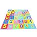 Price comparison product image Leo & Emma Click N' Play BPA-Free Alphabet and Numbers Foam Puzzle Play Mat, 36 Tiles 86 pcs. Non Toxic Alphabet Puzzle Mat | THICKEST ABC + Numbers 0 to 9 Flooring Mat | Eva Foam