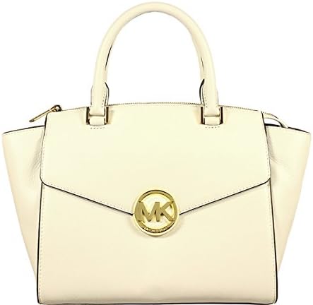 Beautifil practical leather Michael Kors MD Vanilla in the hand