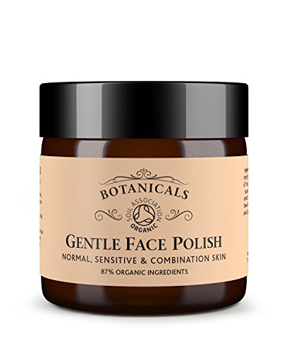 Botanicals Gentle Face Polish - Mandarin & Chamomile, Exfoliating Cleanser & Moisturiser for Senstive & Problem Skin, 100% Natural & Certified Organic Ingredients (60g)