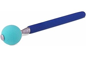 Coachi Target Stick, Diseño telescópico con pelota grande, Accesorio con clicker para adiestrar perros y mejorar su agilidad, Enseñar órdenes y trucos, Apto para perros y cachorros