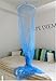 Mosquito Net Fly Mosquito Net for Single or double beds Light Blue