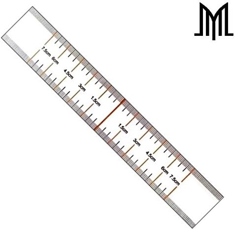 FLEEK Microblading STICKY RULER - Disposable SPMU Eyebrow Measure - 8 per Pack