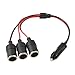 Produktbild WINOMO Auto Zigarettenanzünder DC 12V 24V Ladegerät 1 bis 3 Buchse Stecker 3-Buchse