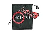 Profi Springseil (AUSVERKAUF!) für Sport & Fitness – Speed Rope, Hüpfseil, ideal für Boxen, Crossfit – verstellbares Springseil, Stahlseil, Kugellager + Tasche zur Aufbewahrung - 7