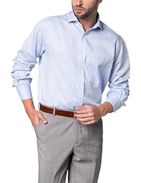 ETERNA Langarm Hemd COMFORT FIT Fantasiebindung strukturiert