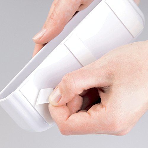 Interdesign 21021EU Affixx Waschtisch-Ablage, Tief, weiß - 5