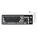 Produktbild Faltbare Silikon Tastatur USB Wired Silikon Flexible Soft Tragbar Wasserdicht Rolle bis Silica Gel Computer Desktop Tastatur für PC Laptop Notebook