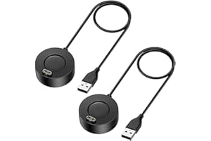 CHIOINS Charger Cable compatible with Garmin Vivoactive 3/4 / 4S / 3 Music, Garmin Fenix 5/5 Plus / 5S / 5X, Garmin Fenix 6 / 6S / 6X / 6 Pro, Forerunner 45/945 / 245 (2PACK)
