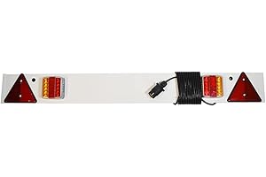 Maypole 4 ft (1.215m) Trailer Lighting Board with LED Lights, 6 M Cable & Plug