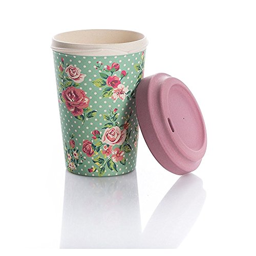 Coffe to go Becher Bamboo Cup (Vintage Roses) - 2