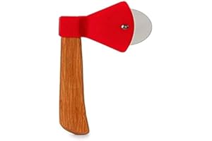 BIGBUY HOME ARTE REGAL Taglia Pizza Bamboo Ascia