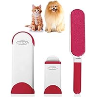 Bürsten für Haustiere, Haustiere Fell und Haar Lint Remover Rolle mit Selbstreinigung entfernen Hund Katze Haar( Rot )
