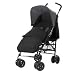 Obaby Atlas Black/Grey Stroller and Black Footmuff (Grey)