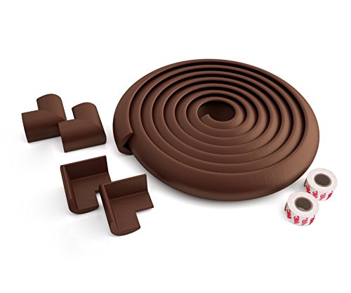 Table Edge Guard (Brown). Table Edge Guard with corners. Edge Guard. Table Edge Guard brown. Edge Guard Baby. Table Edge Guard clear. Corner Guard and Edge Bumpers. Baby Edge Guard. Door Edge Guard. Safe and Soft Baby Protective Edging. Childproof Soft Foam Edging with corners. Kinder Toddler Safety edge. Infant Child safety protection. Kids cushion. Protect from Sharp Edges.