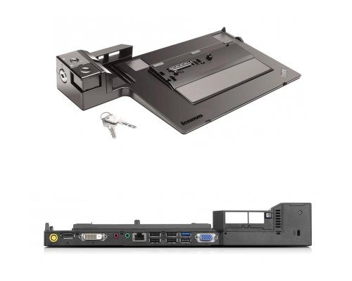 Lenovo Thinkpad 04W3587 ThinkPad Mini Dock Series 3 mit USB 3.0, für ThinkPad L412, L420, L430, L512, L520, L530, T400s, T410, T410i, T410s, T410si, T420, T420i, T420s, T420si, T430, T430i, T430s, T430si, T510, T510i, T520DC, T520iDC, T530, T530i, W530, X220, X230, X230i, OHNE NETZTEIL.