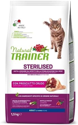 Trainer Cibo per Gatti Sterilizzati con Prosciutto, 1.5 kg
