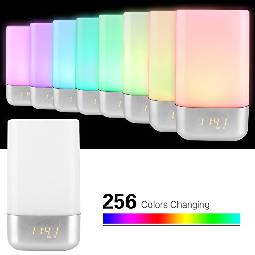 Mabor Wake-Up Light,Lichtwecker, Wecker Licht, Aufwachen mit Licht, Sonnenaufgang Simulation (Sonnenaufgangfunktion, 5 Natürlichen Wecktöne ,als RGB dimmable Stimmungslicht Touchdisplay, Digitale Wecker - 6