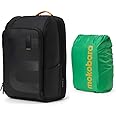 MOKOBARA Em Telescope Backpack | 30L Expandable to 38L | Fits 16 inch Laptop | Water-Resistant Vegan Leather & Nylon | Travel, Work & School | Ergonomic Design, Padded Straps
