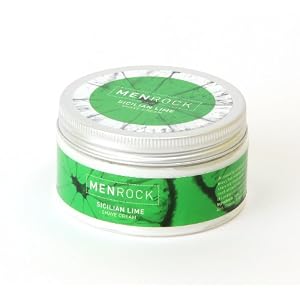 Men Rock Sicilian Lime Shave Cream with Brush and Drip Stand - Image 5