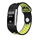 Produktbild Xinxinyu Uhrenarmband, Doppelte Farbe Silikon Uhrenarmbänder } { Sport Band-Armband } { Sport Armband Band } Für Fitbit Charge 2 Smartwatch 6.4"-8.8" (Schwarz)