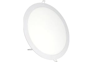 ‎JANDEI JANDEI - Downlight led 24W rund Einbau, für Haus, Büro, Bar, Rezeption. Energieeinsparung (Kaltweiß 6000K). Perfekt für Wohnzimmer, Schlafzimmer, Diele, Haus, Büro.