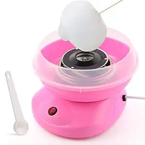 ANDREW JAMES Cotton Candy Floss Maker with Sugar for Commercial Use (Pink)