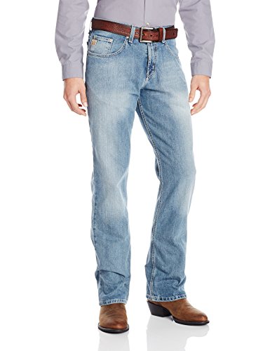 Cinch Men's Dooley Relaxed Fit Jean, Medium Stone Wash, 30W x 36L