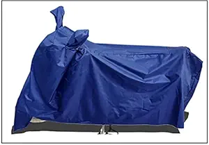 Willton - Special Two Wheeler Cover for Royal Enfield Bullet 500 Bike Cover with Water Resistant and Dust Proof Premium Polyester Fabric (Navy Blue )