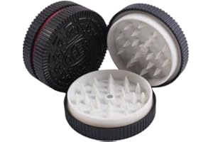 Bettecso Mühle für Kräuter und Gewürze, Gewürze, Gewürze, Grinder in Form von Schokolade, Keksen, Cookie, Ähnlich O reo Magnetverschluss